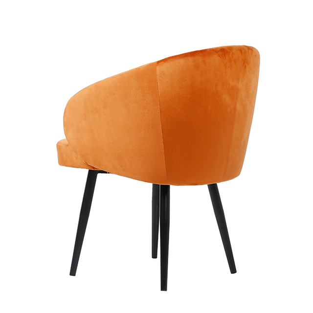 Orange Modern Small Living Room Leisure Chair